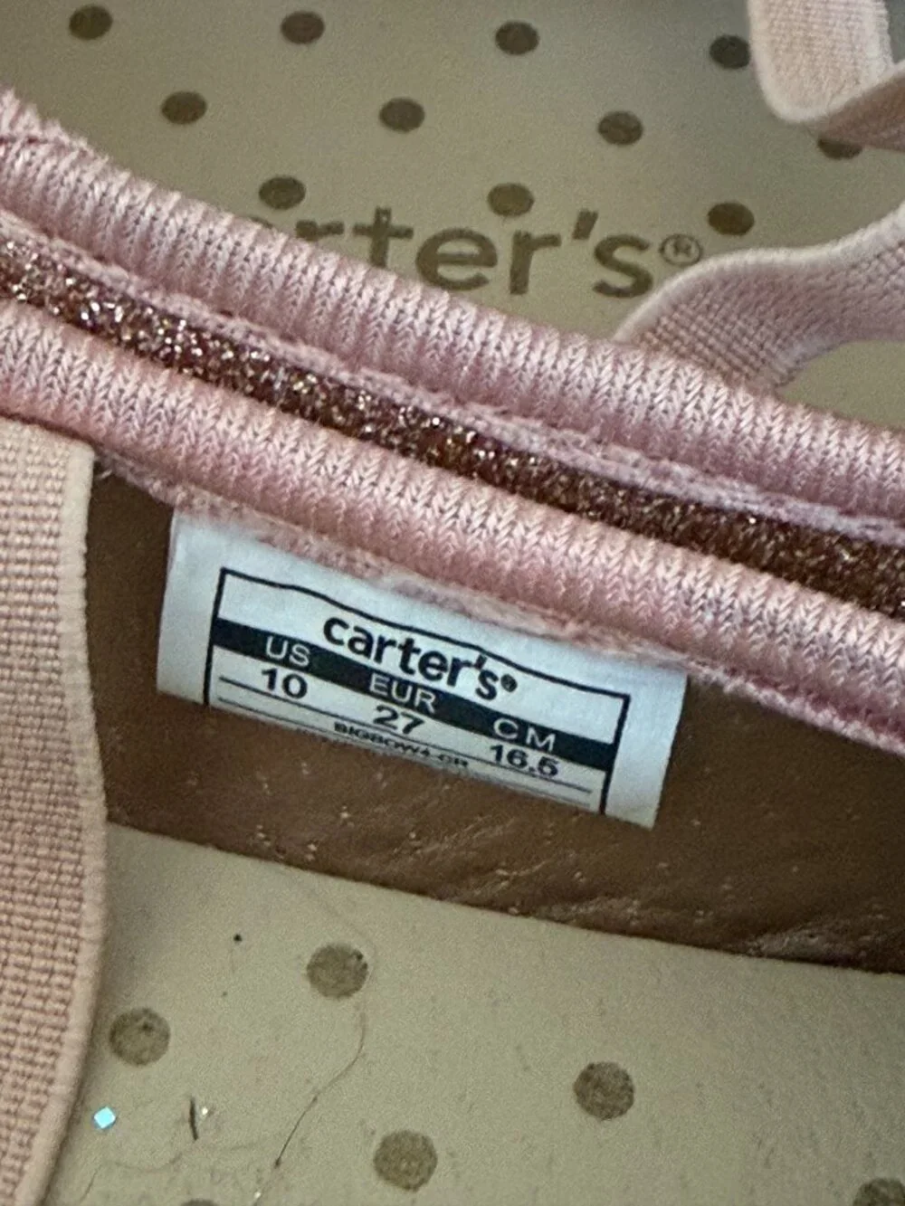 Carter's Big Bow Ballet Flats - Toddler 10